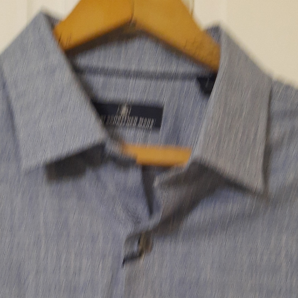 BLUE DRESS SHIRT - Picture 4 of 12